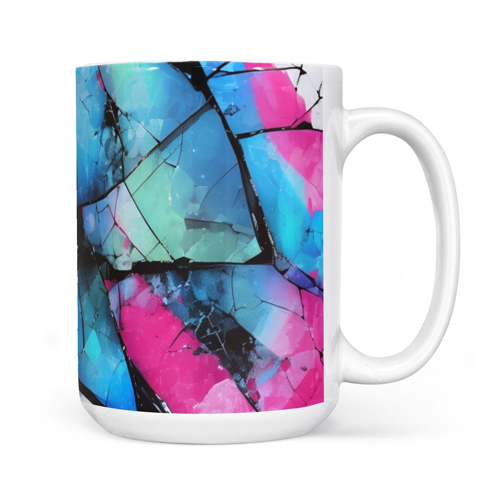 Mystical Mosaic - White Edge-to-Edge Mug (New)