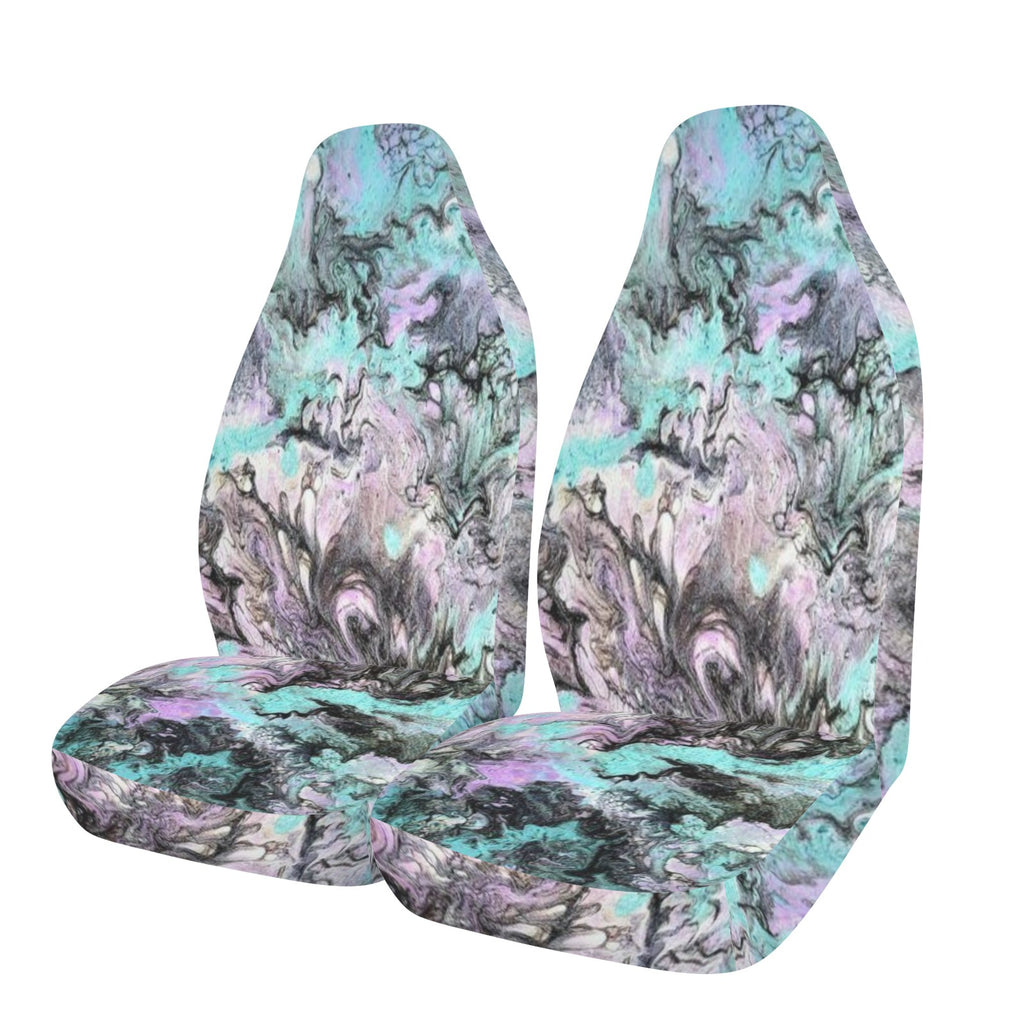 Turquoise Splash Car Seat Covers (Set of 2)