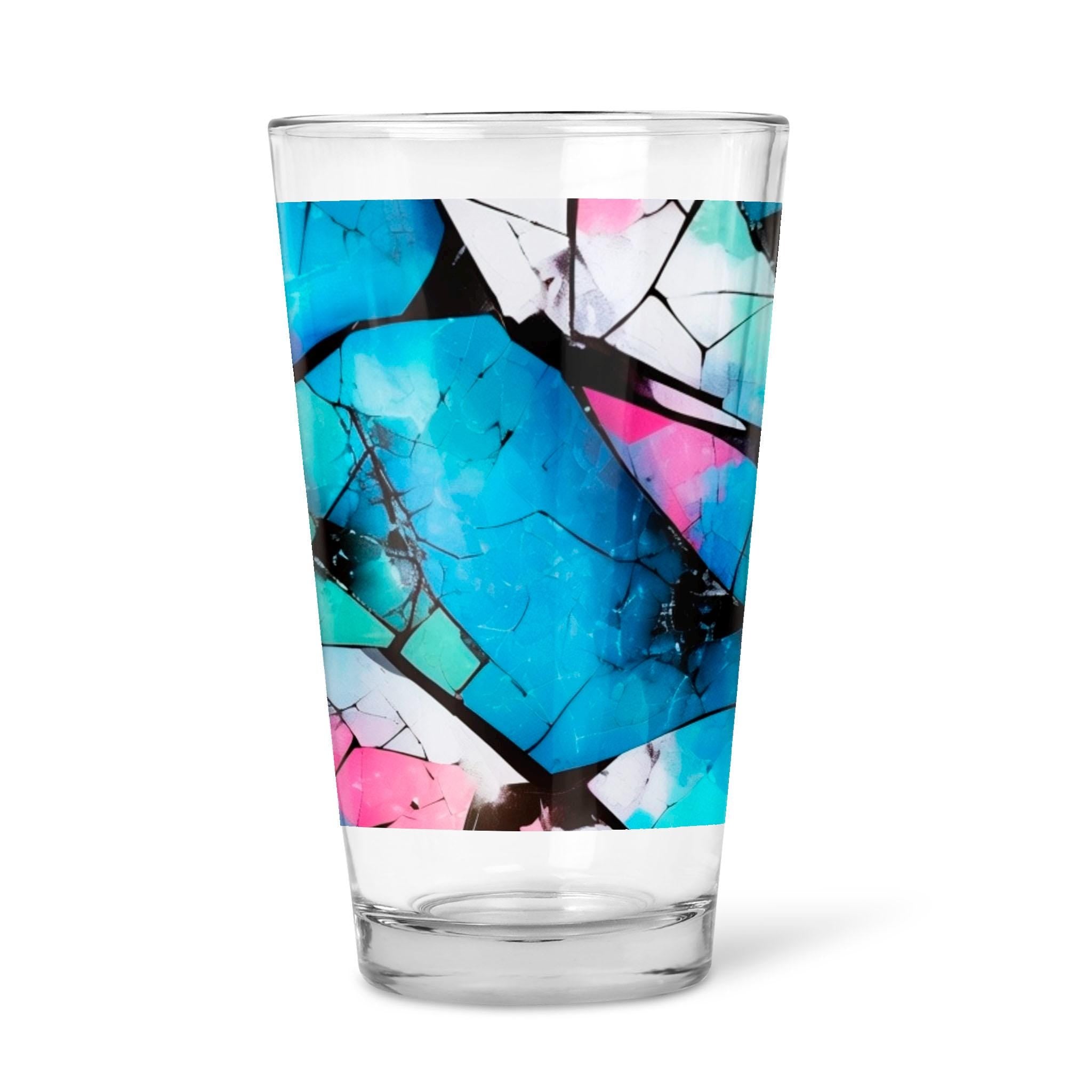 Mystical Mosaic - 16oz Pint Beer Glass