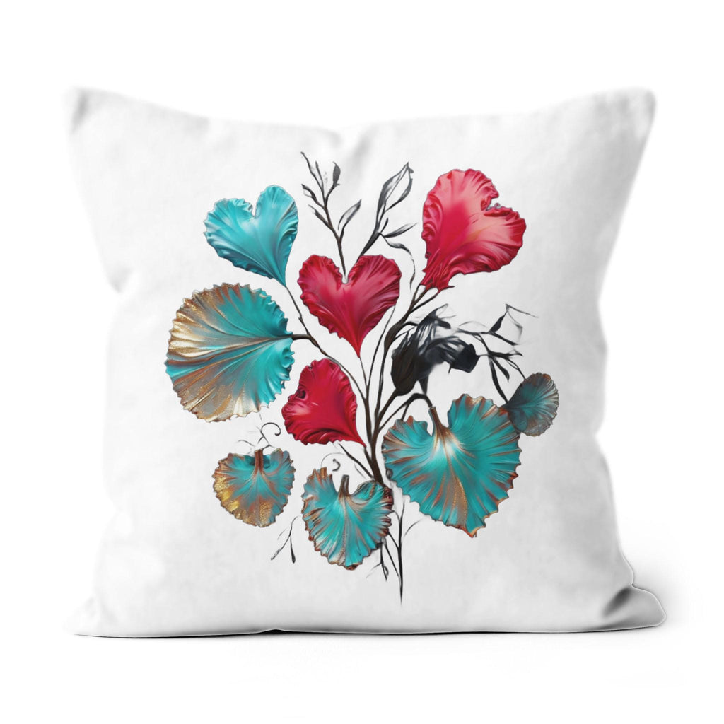 Hearts Grow Fonder - All-over Print Suede Throw Pillow
