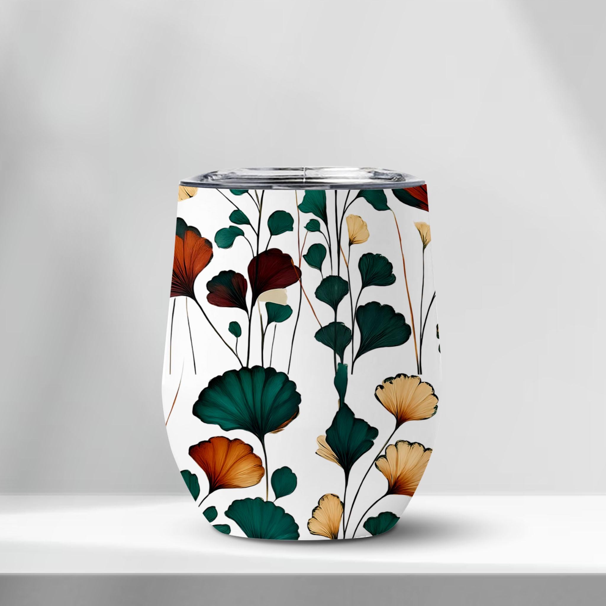 Happy Valley Pattern - Edge-to-Edge Wine Tumbler