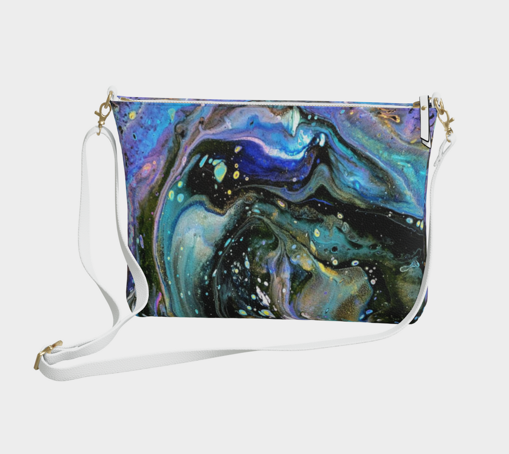The Face - Vegan Leather Crossbody Purse