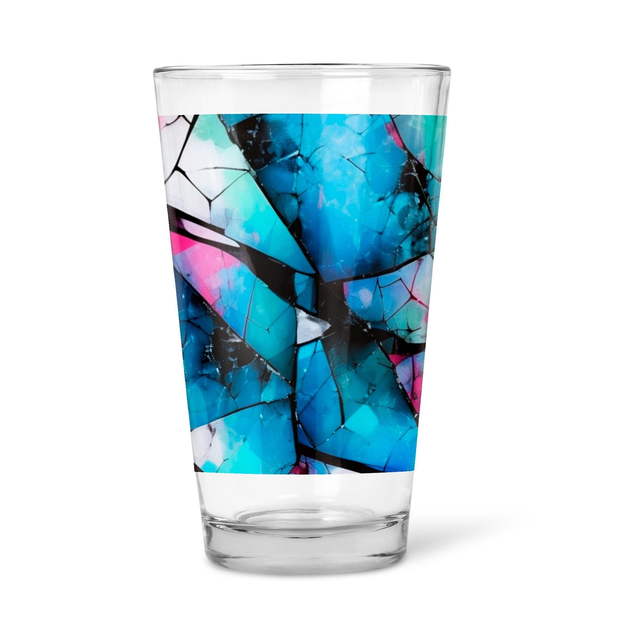 Mystical Mosaic - 16oz Pint Beer Glass