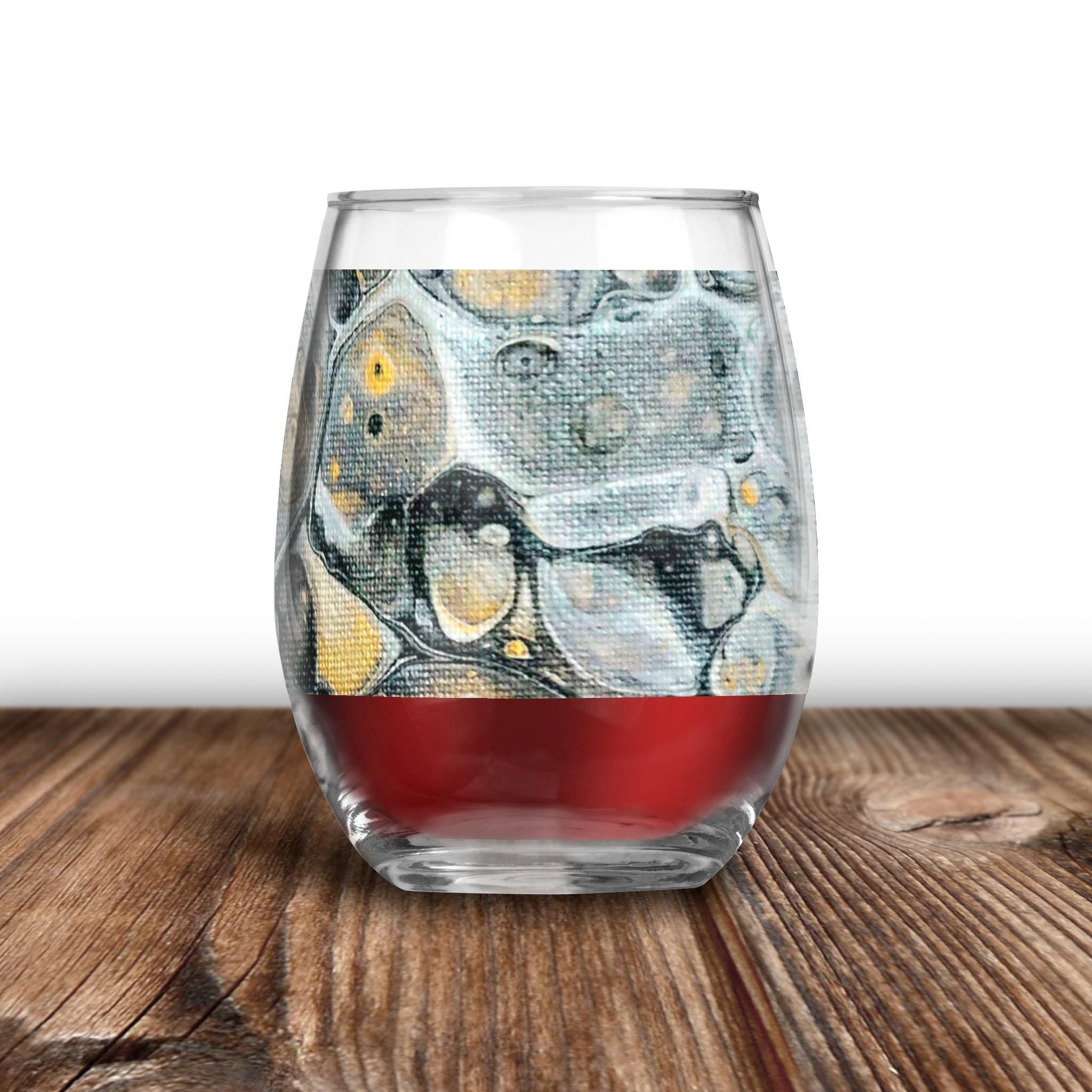 Stone Art - Wine Glass