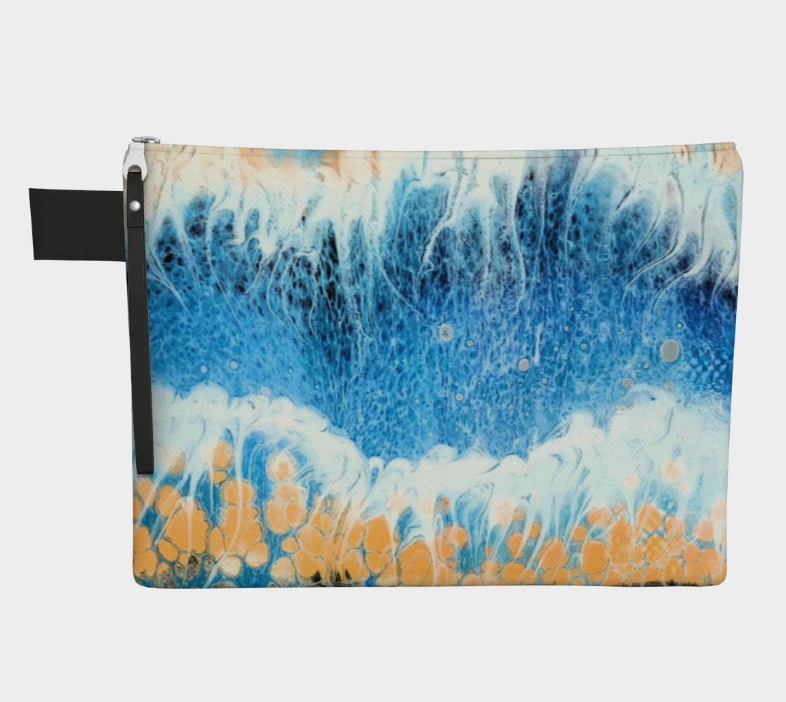 Skipping Waves Zipper Carry-all