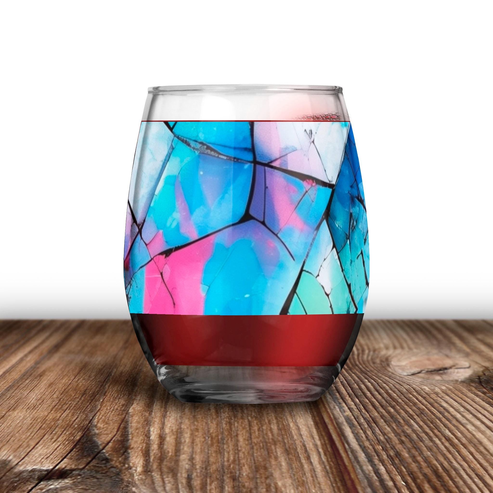 Mystical Mosaic - Wine Glass