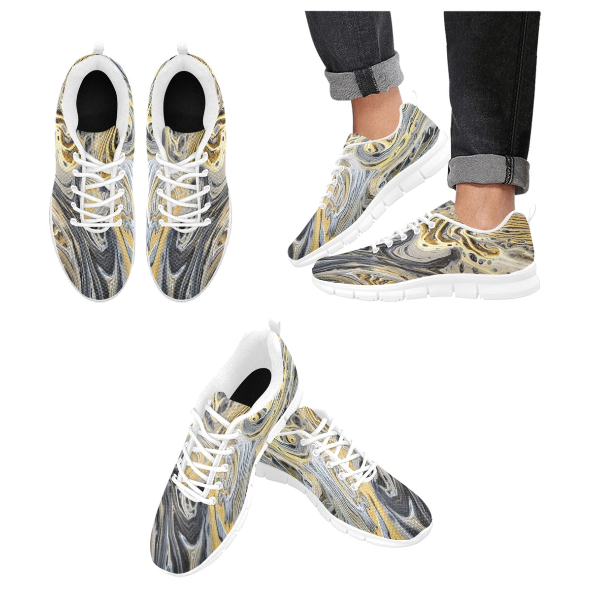 Metallurgy - Men's Breathable Running Shoes