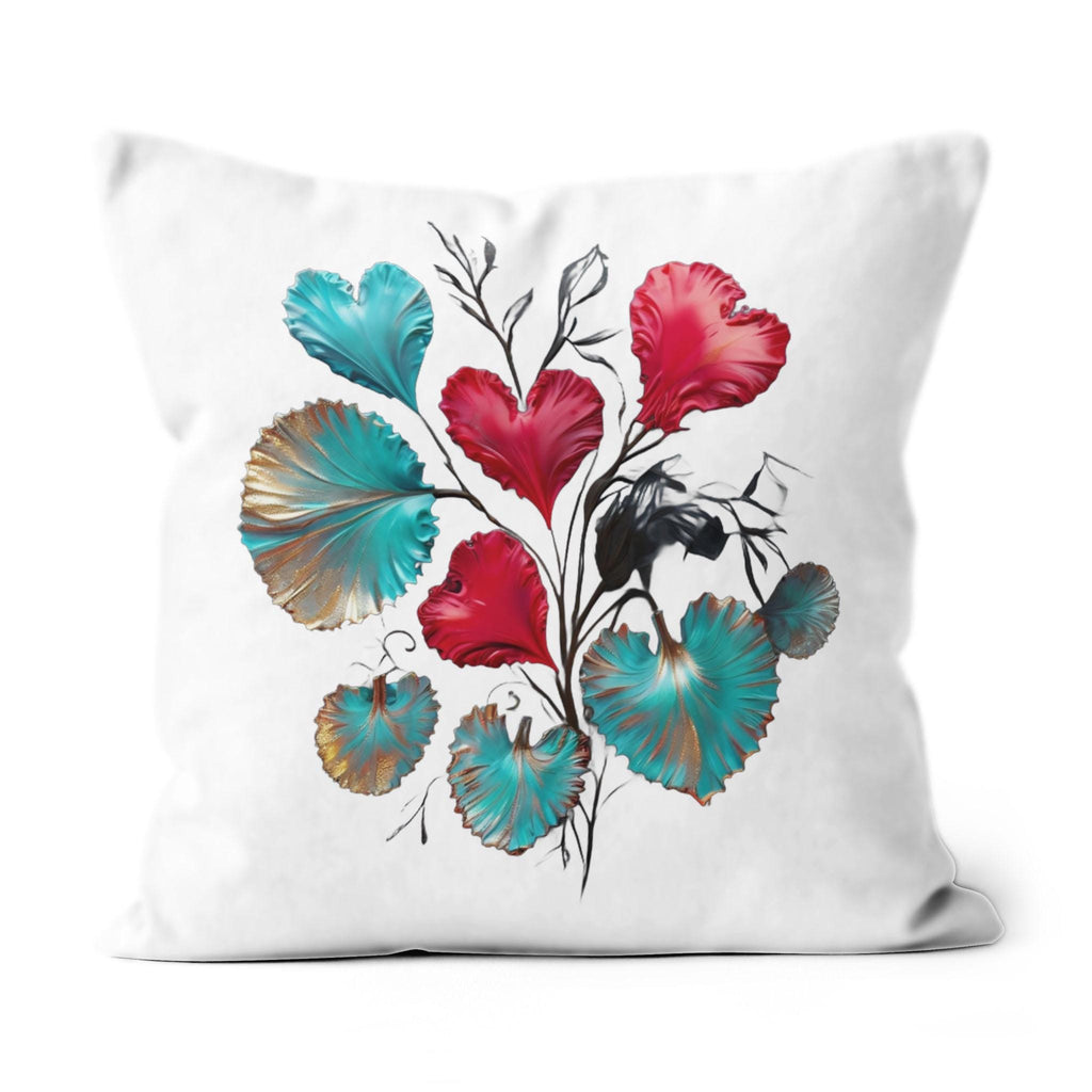 Hearts Grow Fonder - All-over Print Suede Throw Pillow