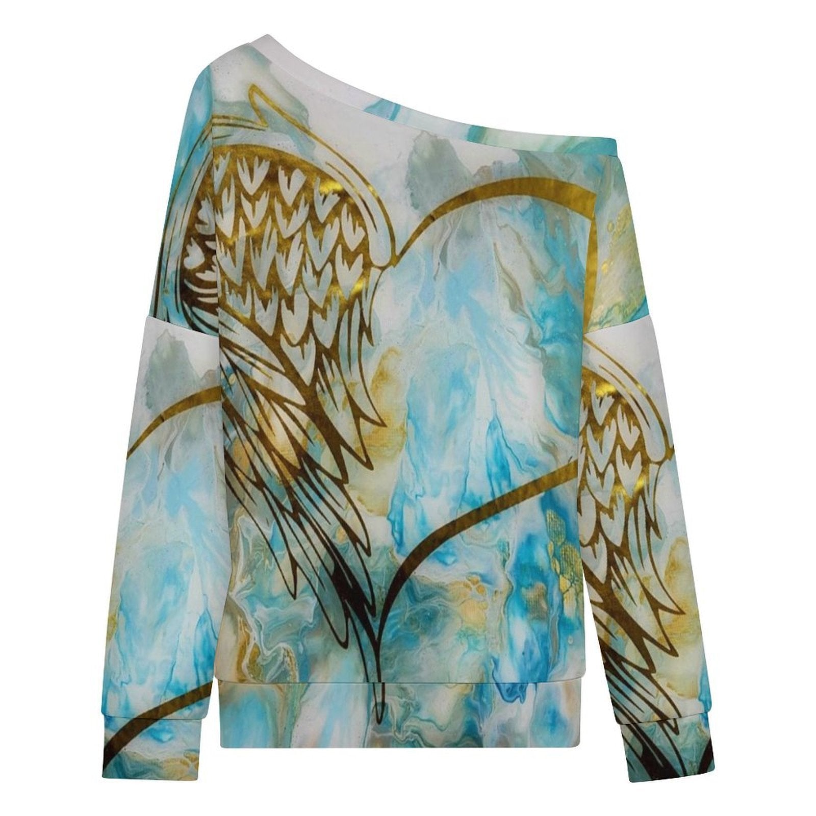 My Guardian Women's Off-shoulder Long Sleeve Sweatshirt