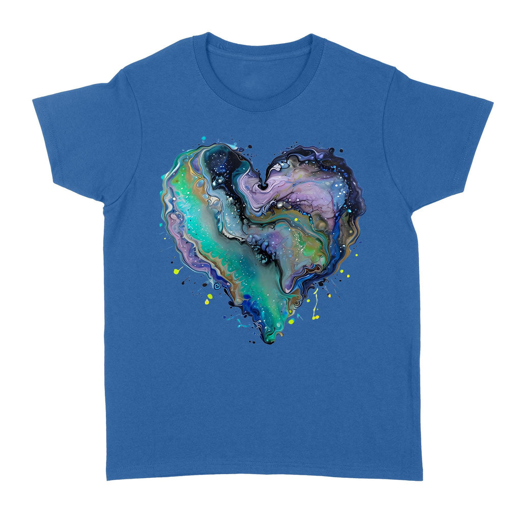 Fluid Art Heart (1) - Standard Women's T-shirt