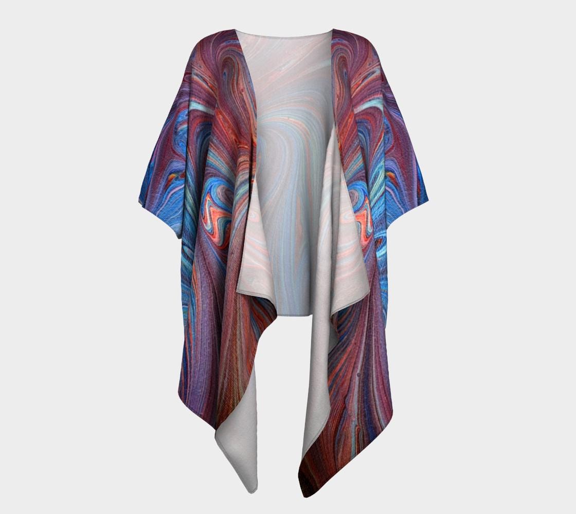 Superhero Draped Kimono