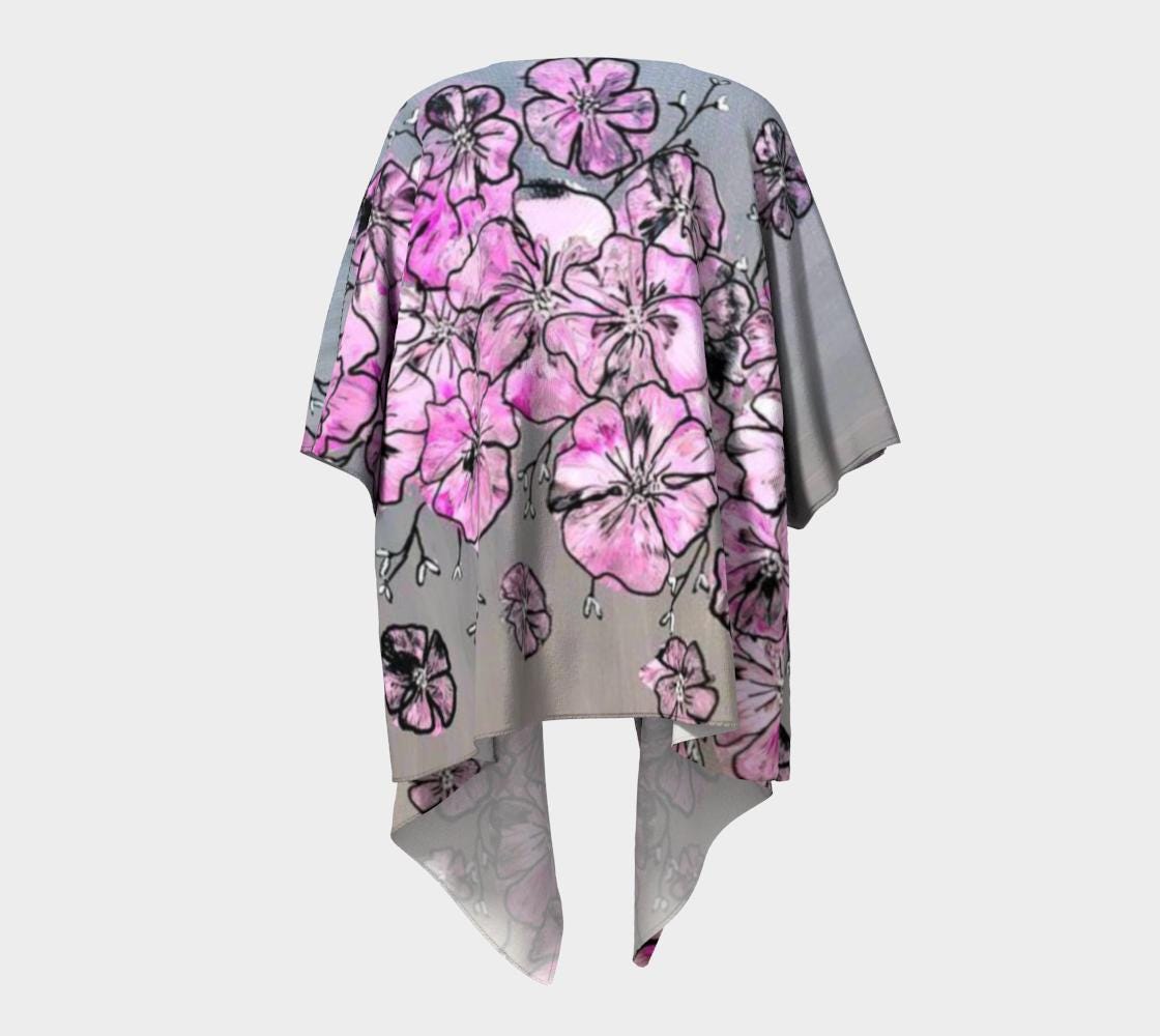 Garden of Hope Draped Kimono