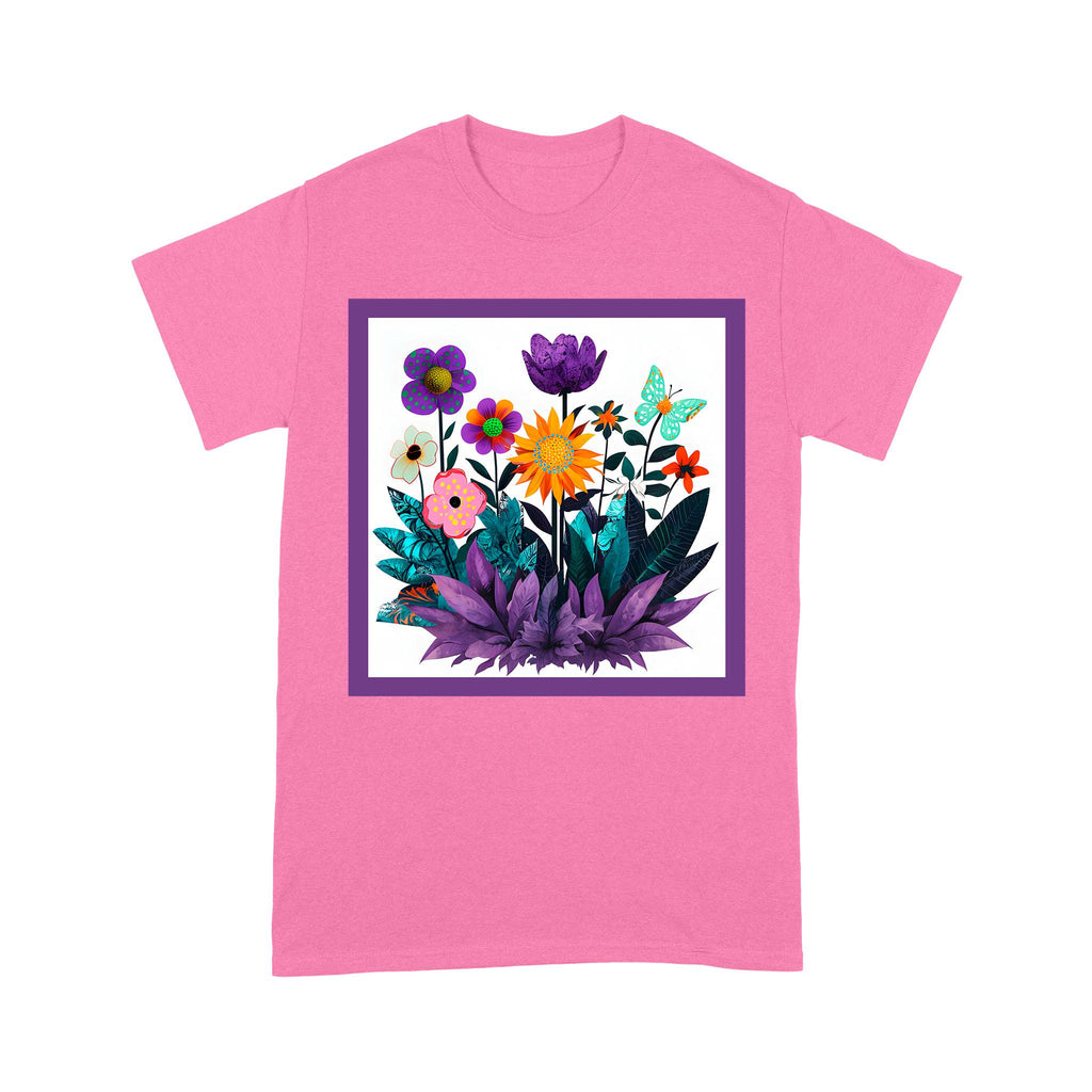 Abstract Purple Garden - Unisex Standard T-Shirt