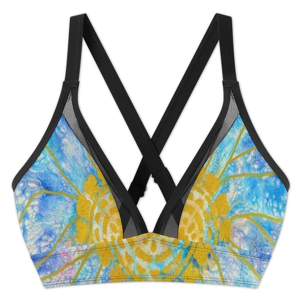 Serenity - Design Women's Mesh Drawstring Skirt and Swimsuit Set