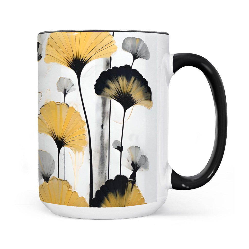 Golden Ginkgo - Accent Edge-to-Edge Mug