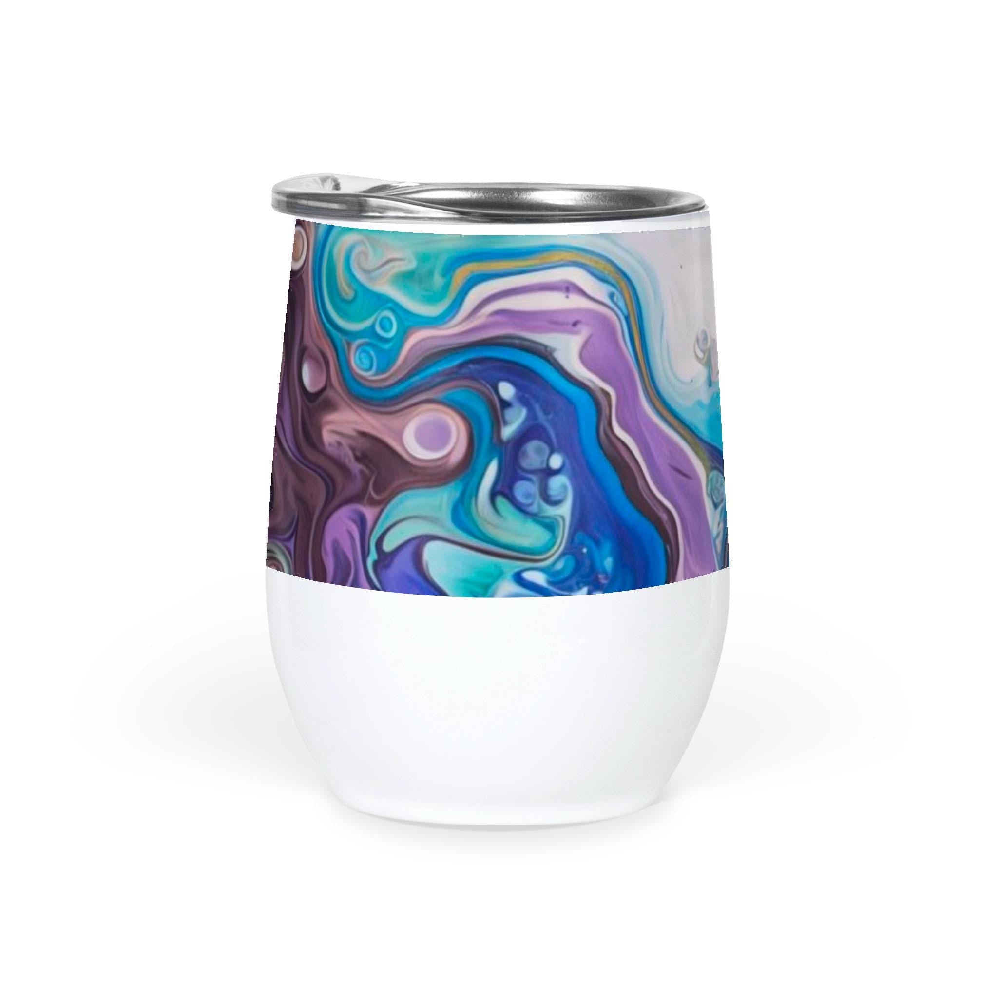 Mandala Sun - Wine Tumbler
