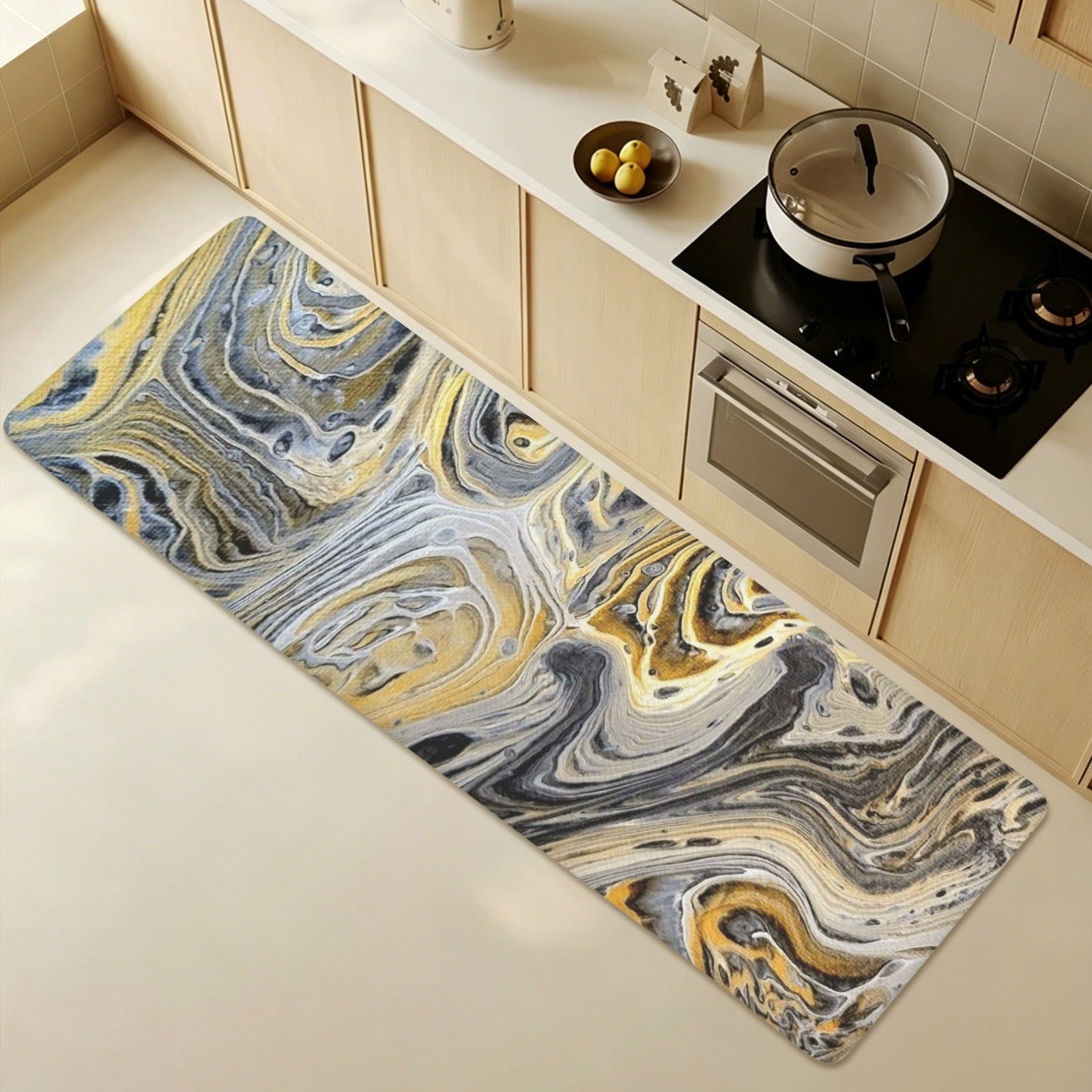 Metallurgy PVC Anti-Fatigue Kitchen Mat 71x24inch