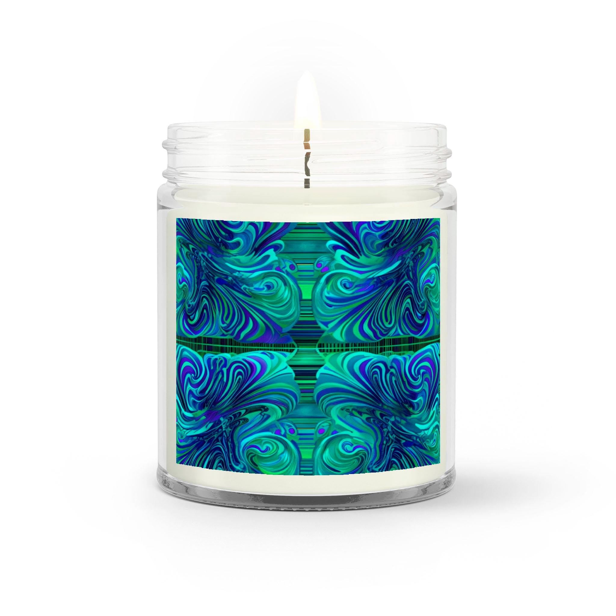 Dreamy Spirals - Glass Jar Scented Candle