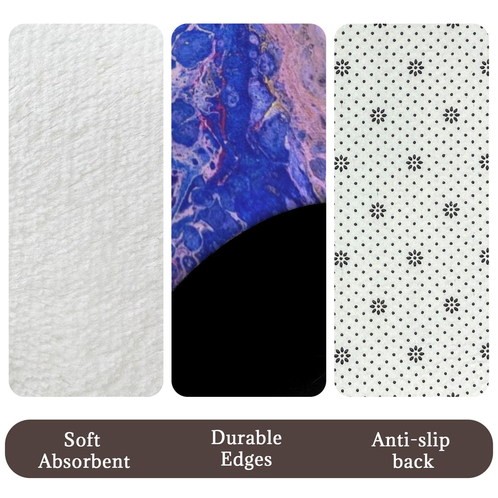 Tie Dye Delight 3-Piece Bathroom Rug Set