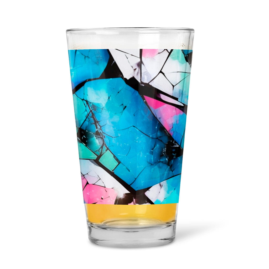 Mystical Mosaic - 16oz Pint Beer Glass