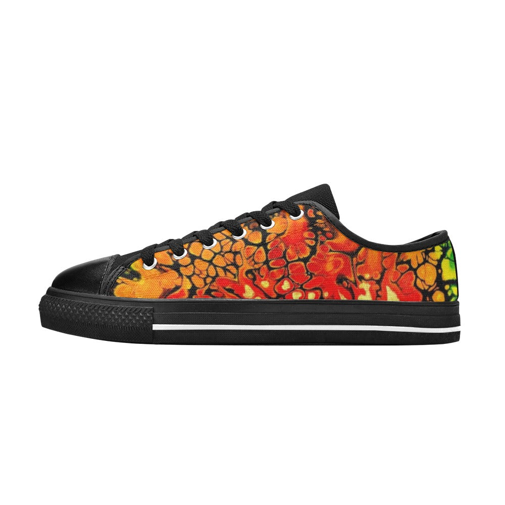 Fire - Men's Classic Canvas Shoes