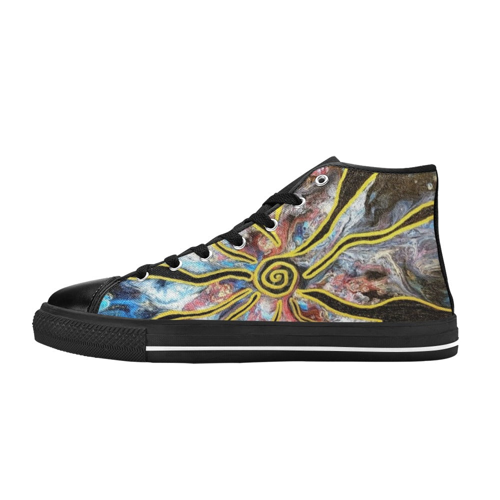 Pieces of Me - Women's Classic High-Top Canvas Shoes