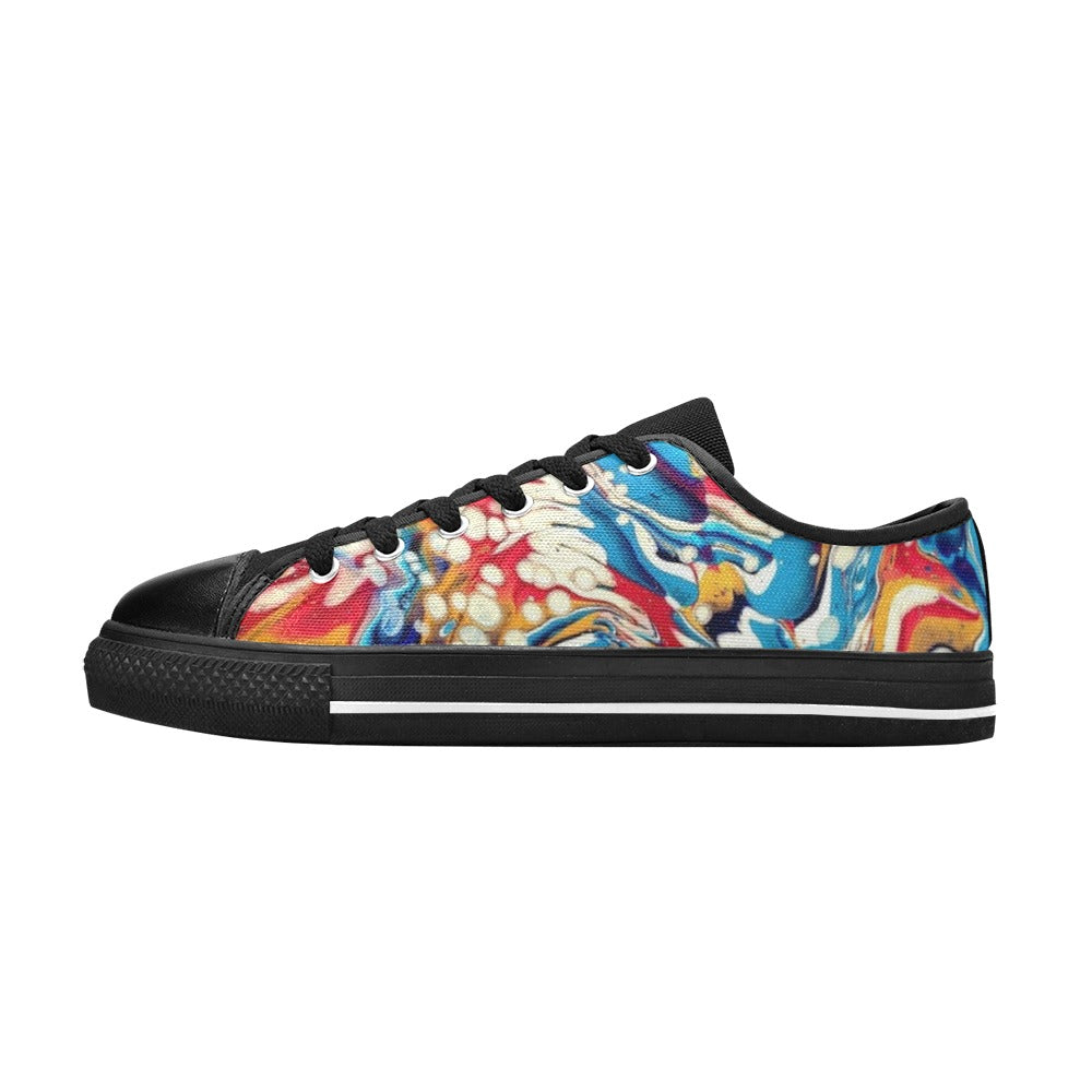 Color Me Happy - Women's Classic Canvas Shoes