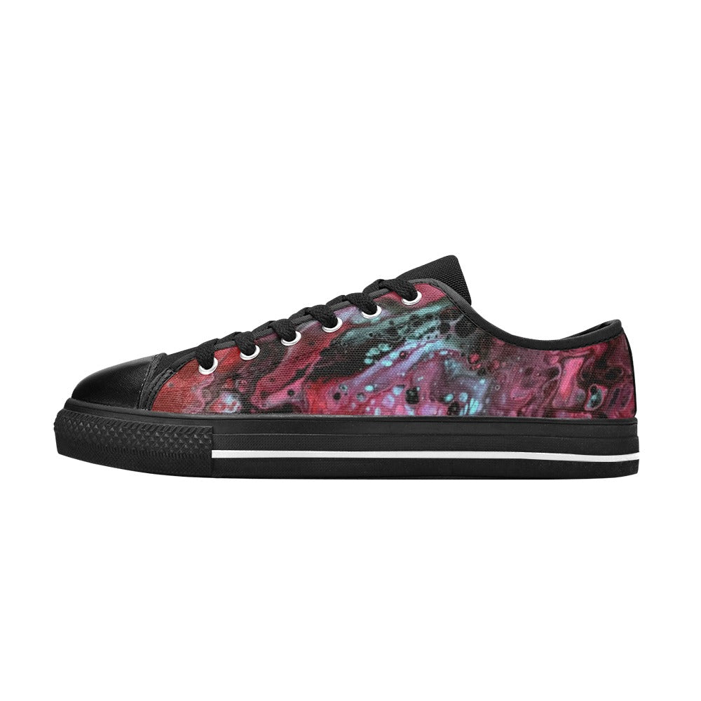 Deep Magenta - Women's Classic Canvas Shoes