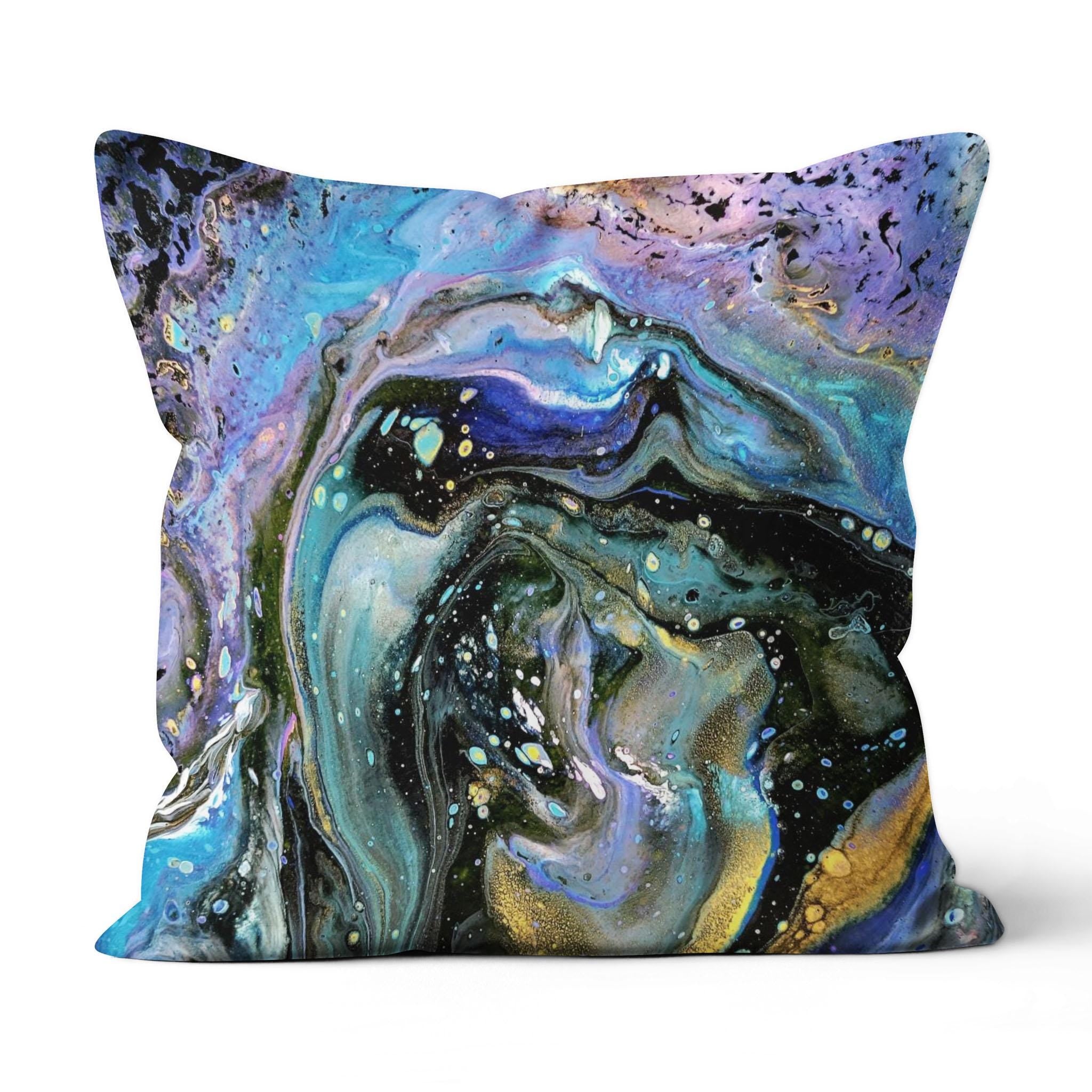 The Face - Suede Throw Pillow