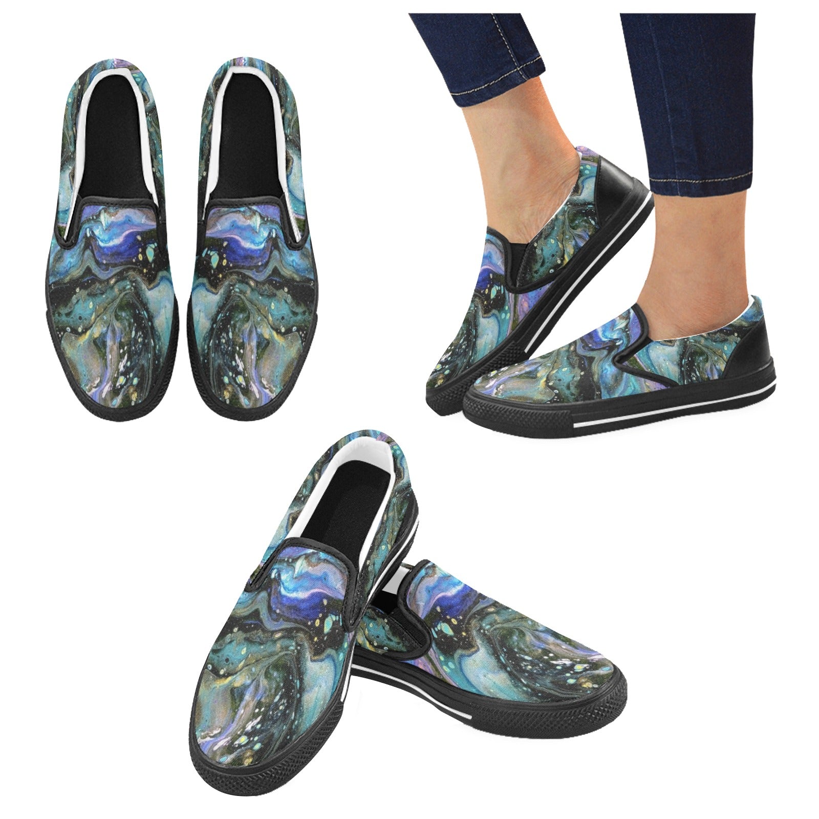 The Face - Men's Slip-On Canvas Shoes