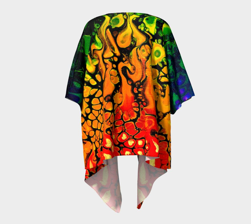 Fire Draped Kimono