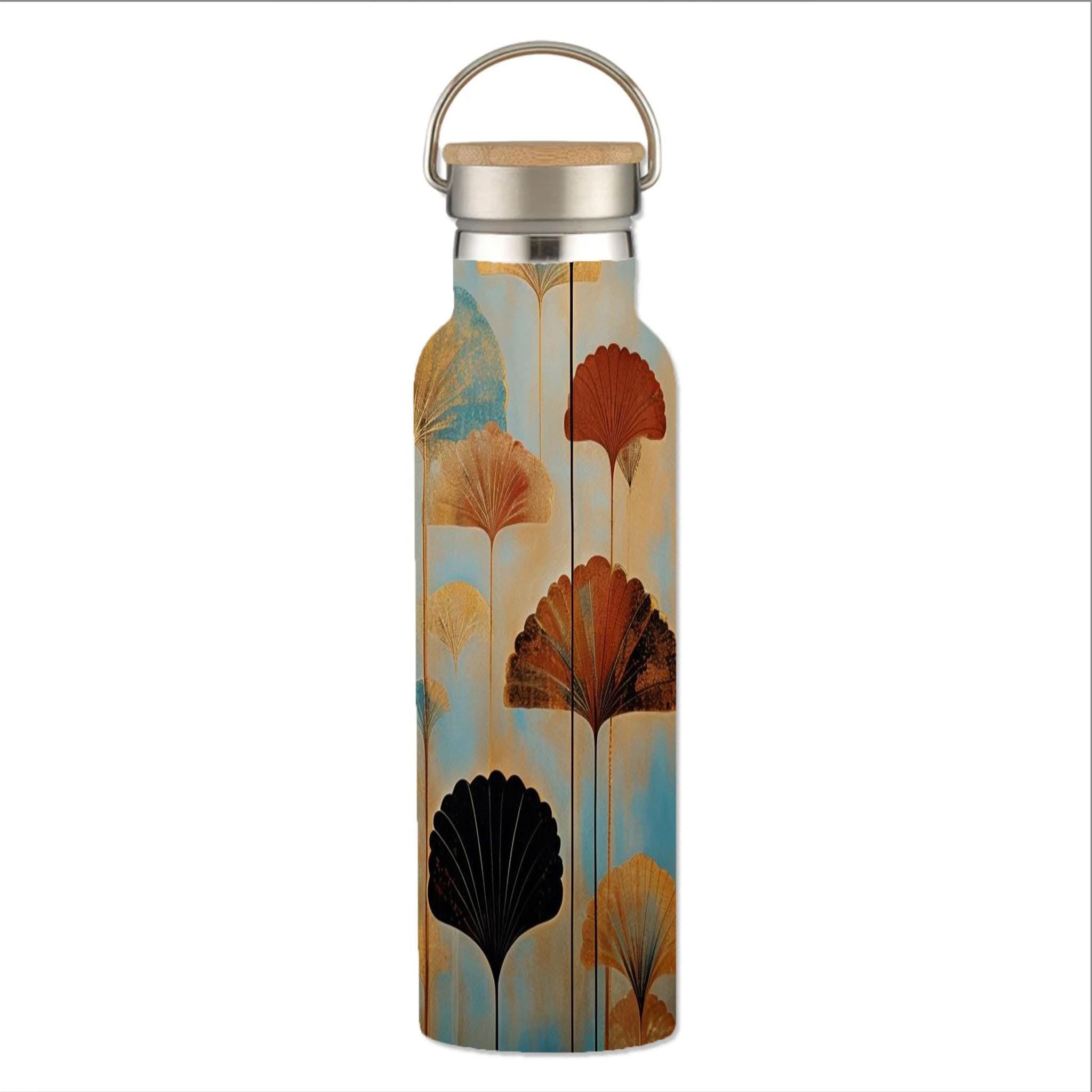 Fan-tasy - Stainless Steel Water Bottle with Bamboo Lid