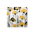 Golden Ginkgo - Push Pin Canvas Map