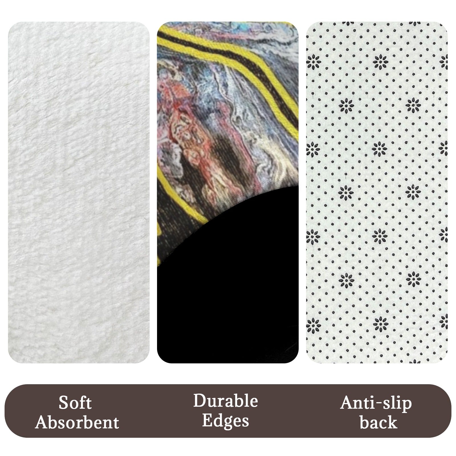 Pieces of Me 3-Piece Bathroom Rug Set