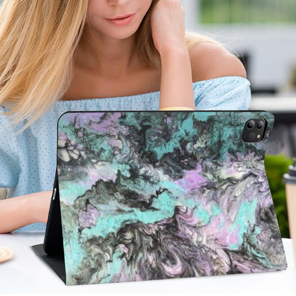 Turquoise Splash Protective Case for iPad Pro (11-inch)