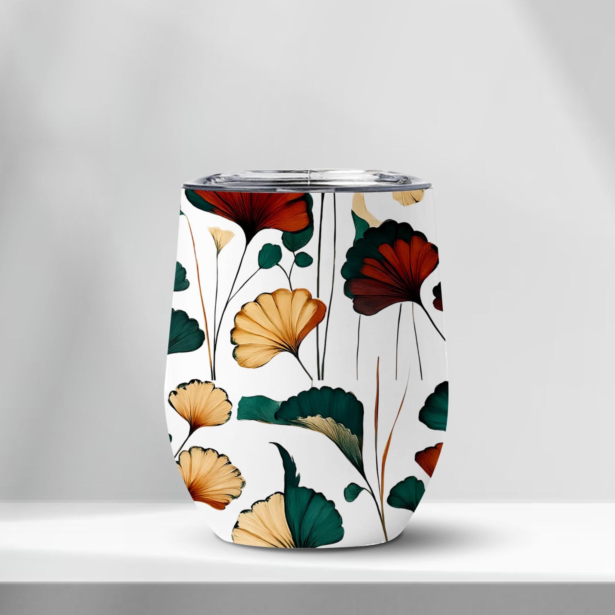 Happy Valley Pattern - Edge-to-Edge Wine Tumbler