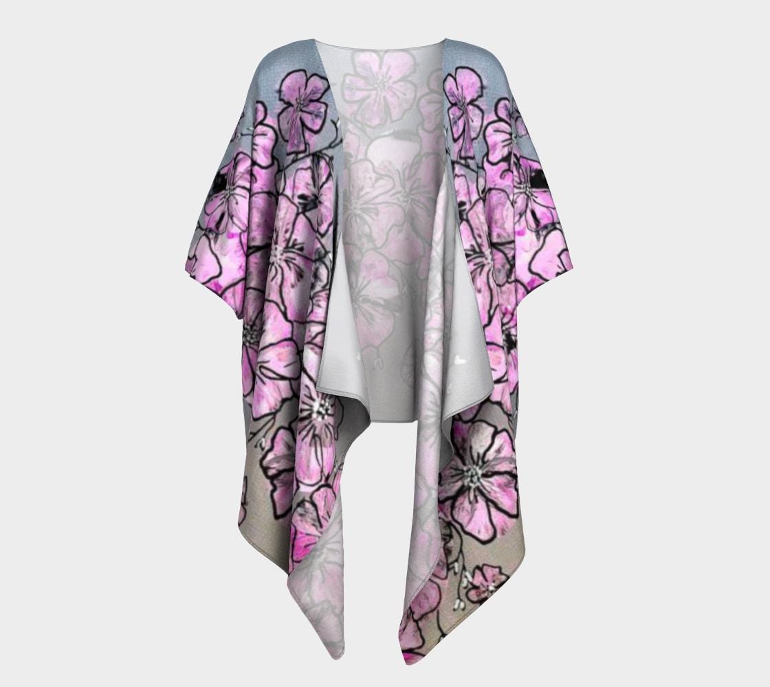 Garden of Hope Draped Kimono