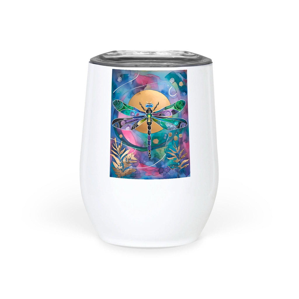 Dragonfly Sun - Wine Tumbler