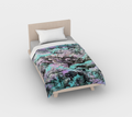 Turquoise Splash- Duvet Cover