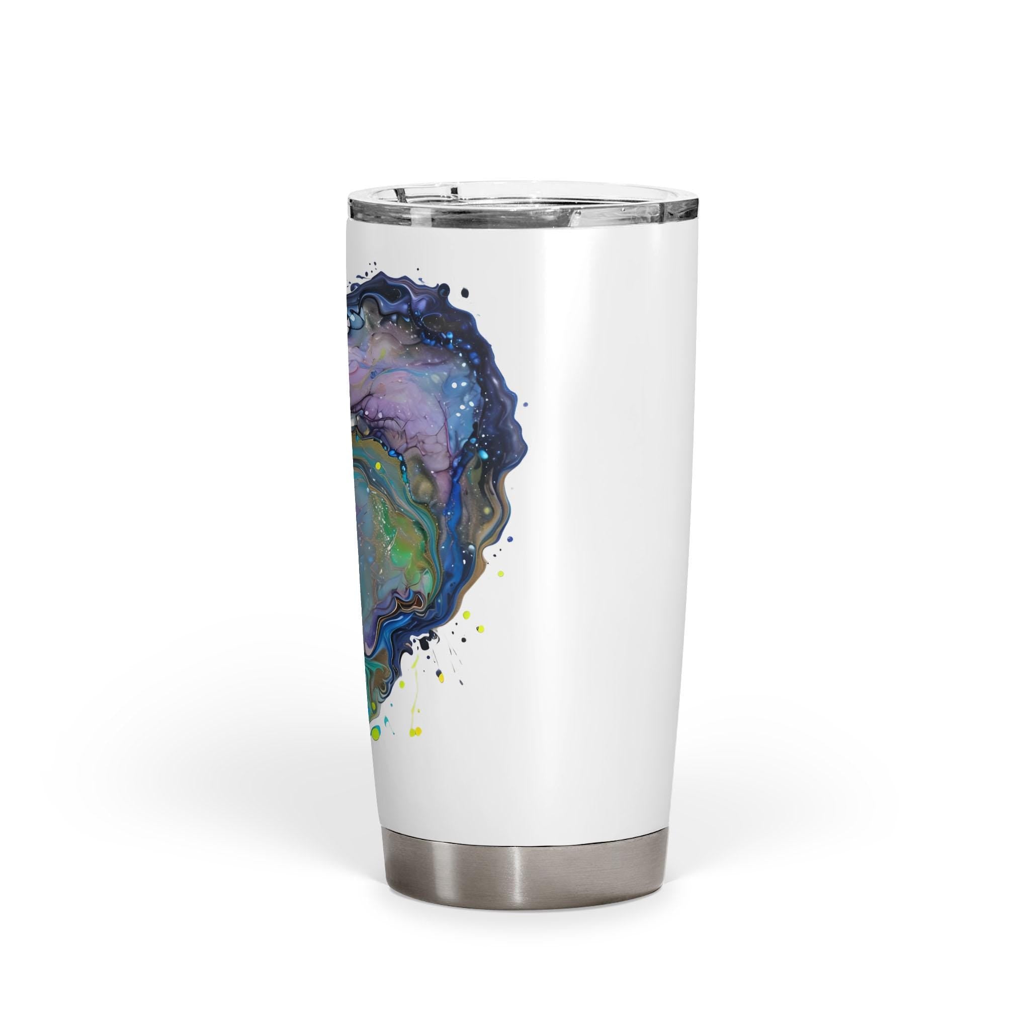 Fluid Art Heart - 20oz Fat Tumbler