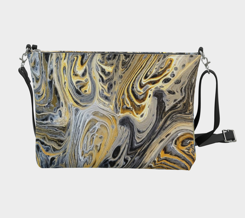 Metallurgy - Vegan Leather Crossbody Purse