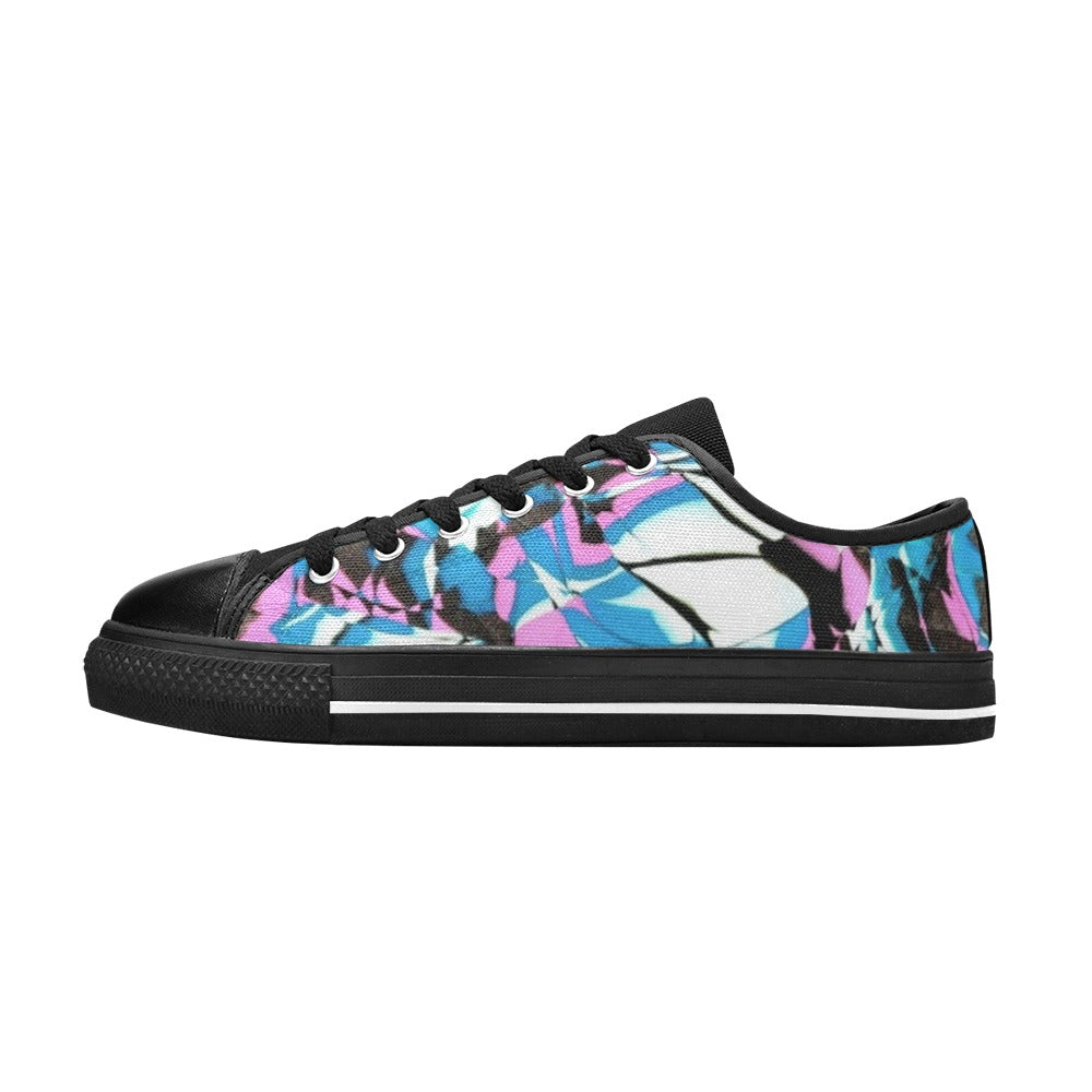 Glow Party - Women's Classic Canvas Shoes