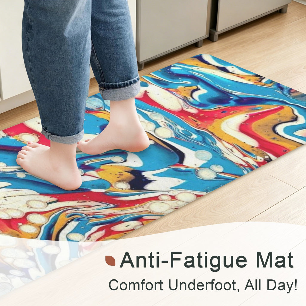 Color Me Happy PVC Anti-Fatigue Kitchen Mat 71x24inch
