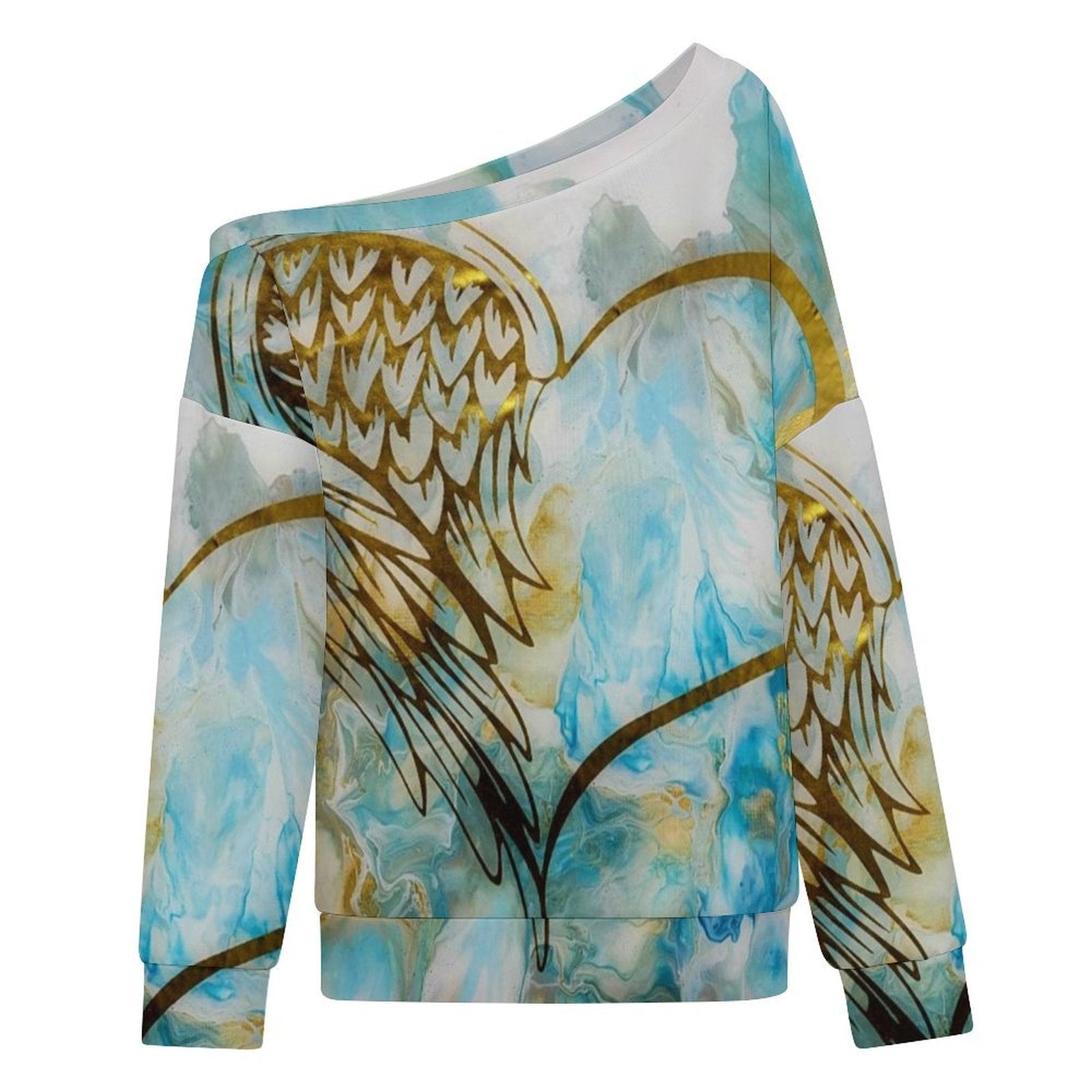 My Guardian Women's Off-shoulder Long Sleeve Sweatshirt