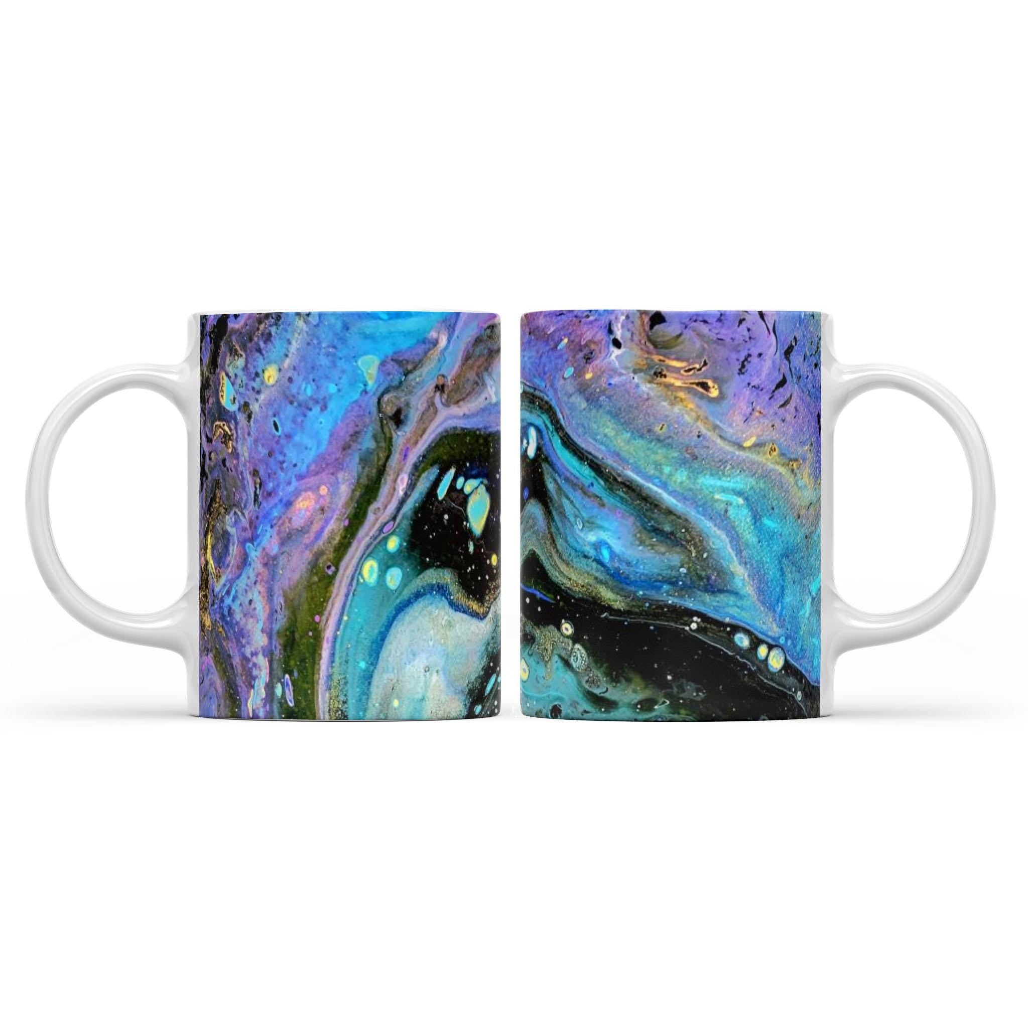 The Face - White Edge-to-Edge Mug Set (11oz)