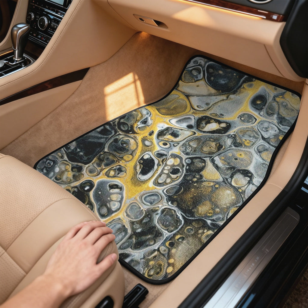 Stone Art 4-Piece Car Floor Mats