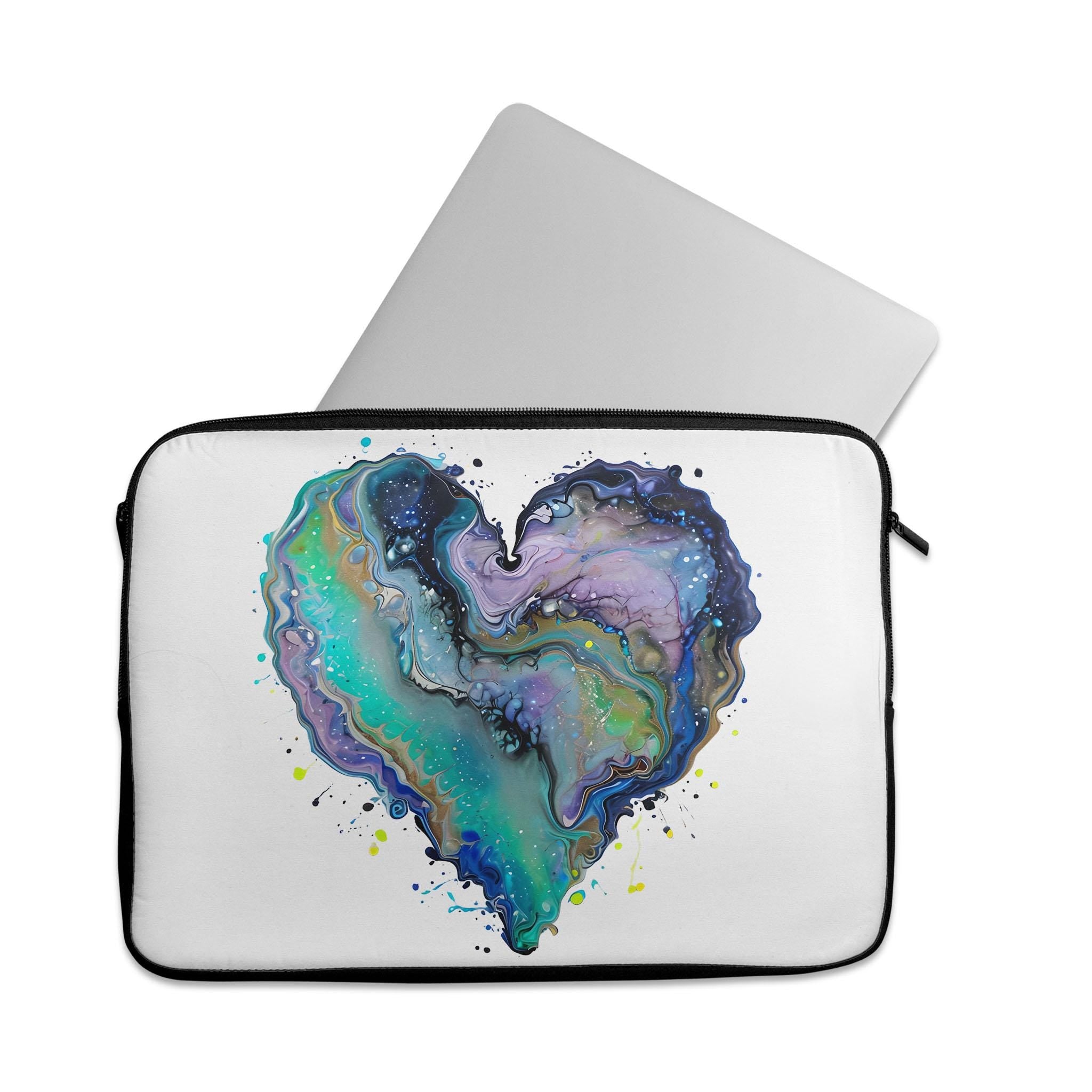 Fluid Art Heart (1) - Laptop Sleeve