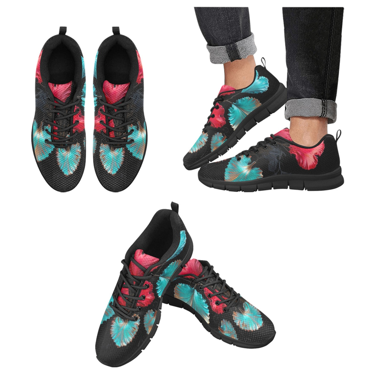 Hearts Grow Fonder - Men's Breathable Running Shoes