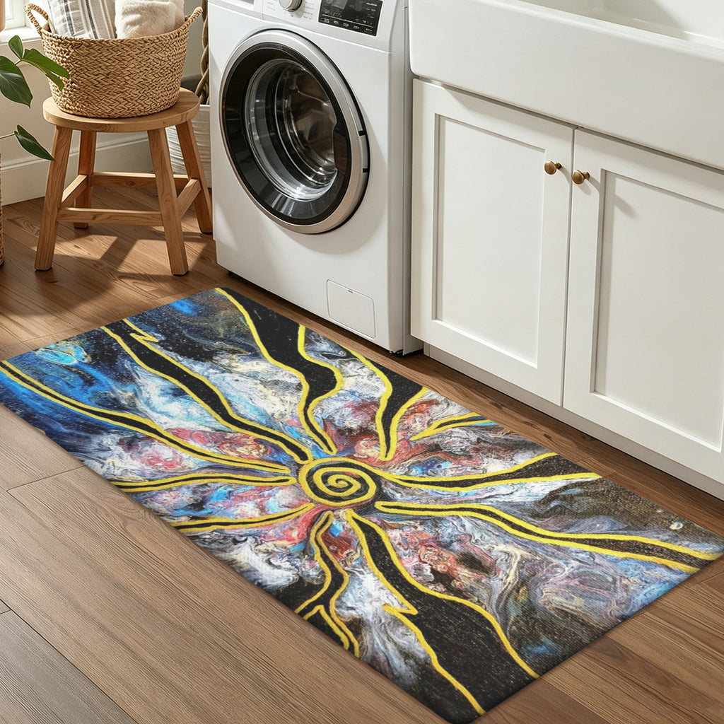 Pieces of Me PVC Anti-Fatigue Kitchen Mat 48x24inch