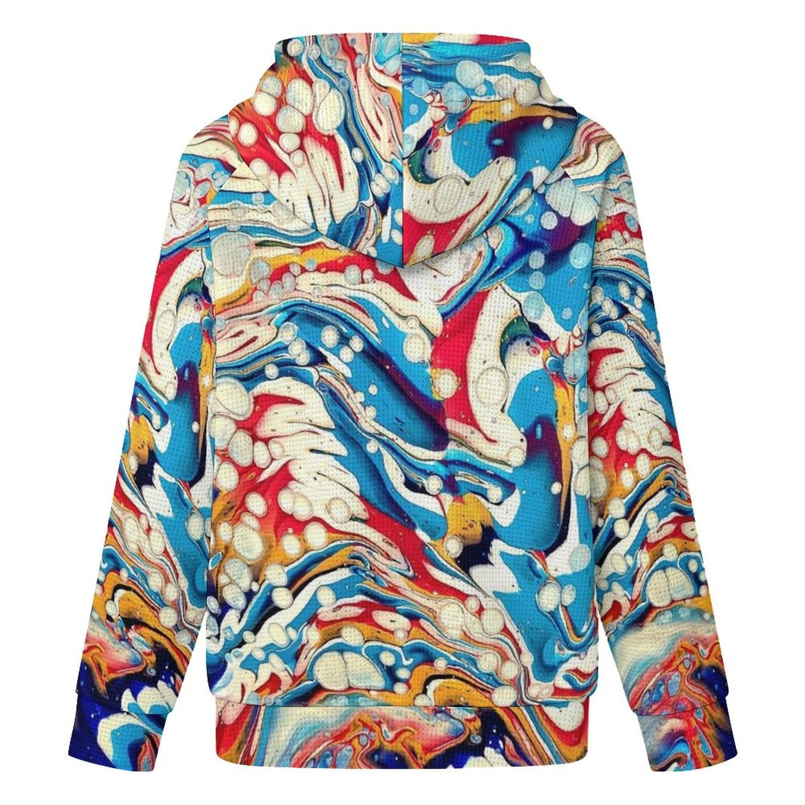 Color Me Happy - Women's Full-zip Hoodie with Drawstring